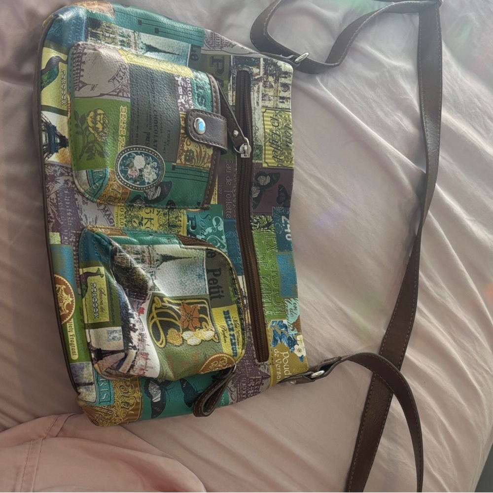 Relic Multicolor Patchwork Shoulder Bag - image 3